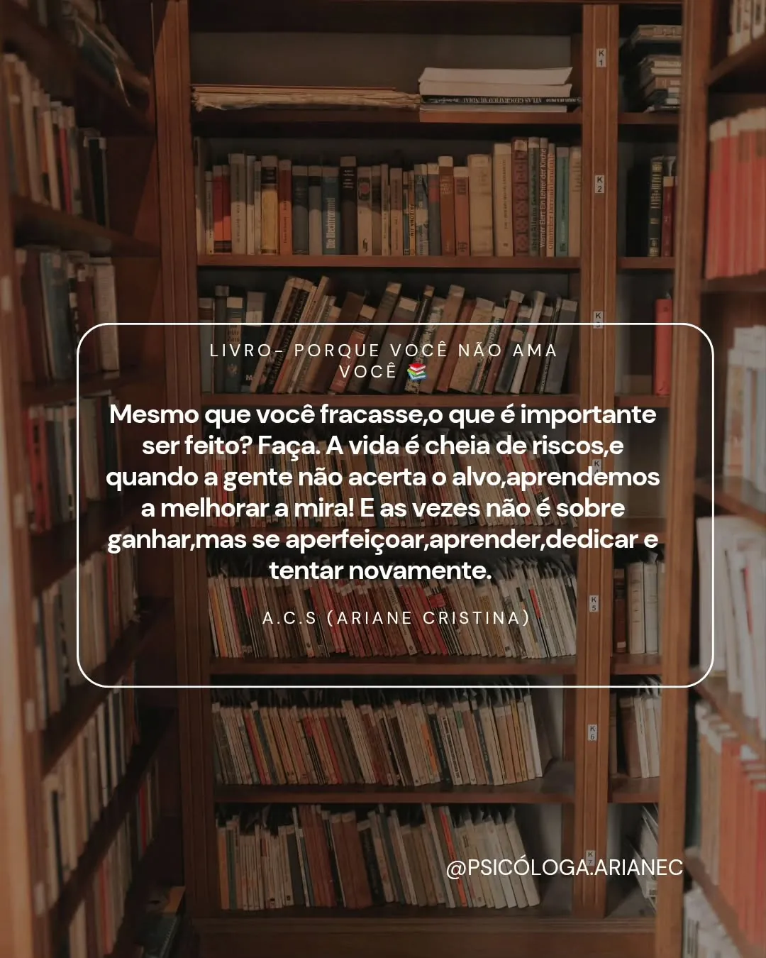 Antes de mudar, é preciso se compreender.